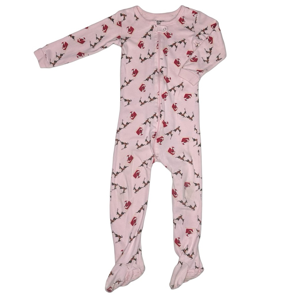 Leveret‎ Santa Sleigh Footie Pajamas